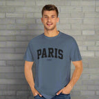 Paris, France Unisex Garment-Dyed T-shirt