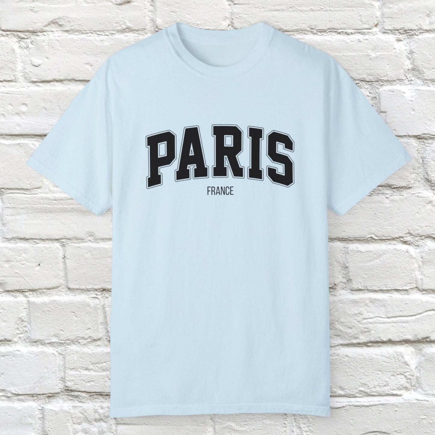 Paris France T-shirt_Chambray