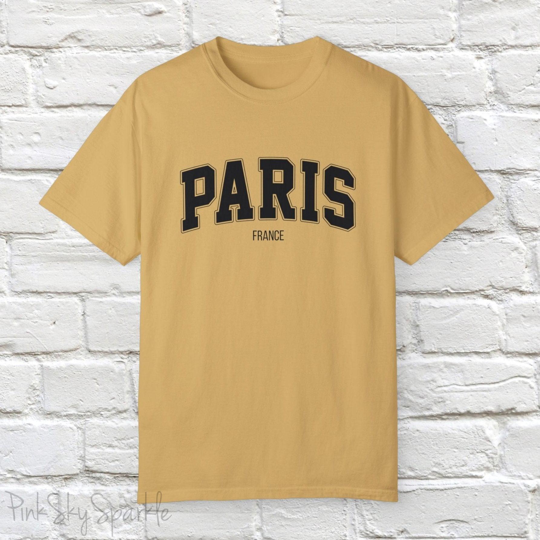 Paris, France Unisex Garment-Dyed T-shirt