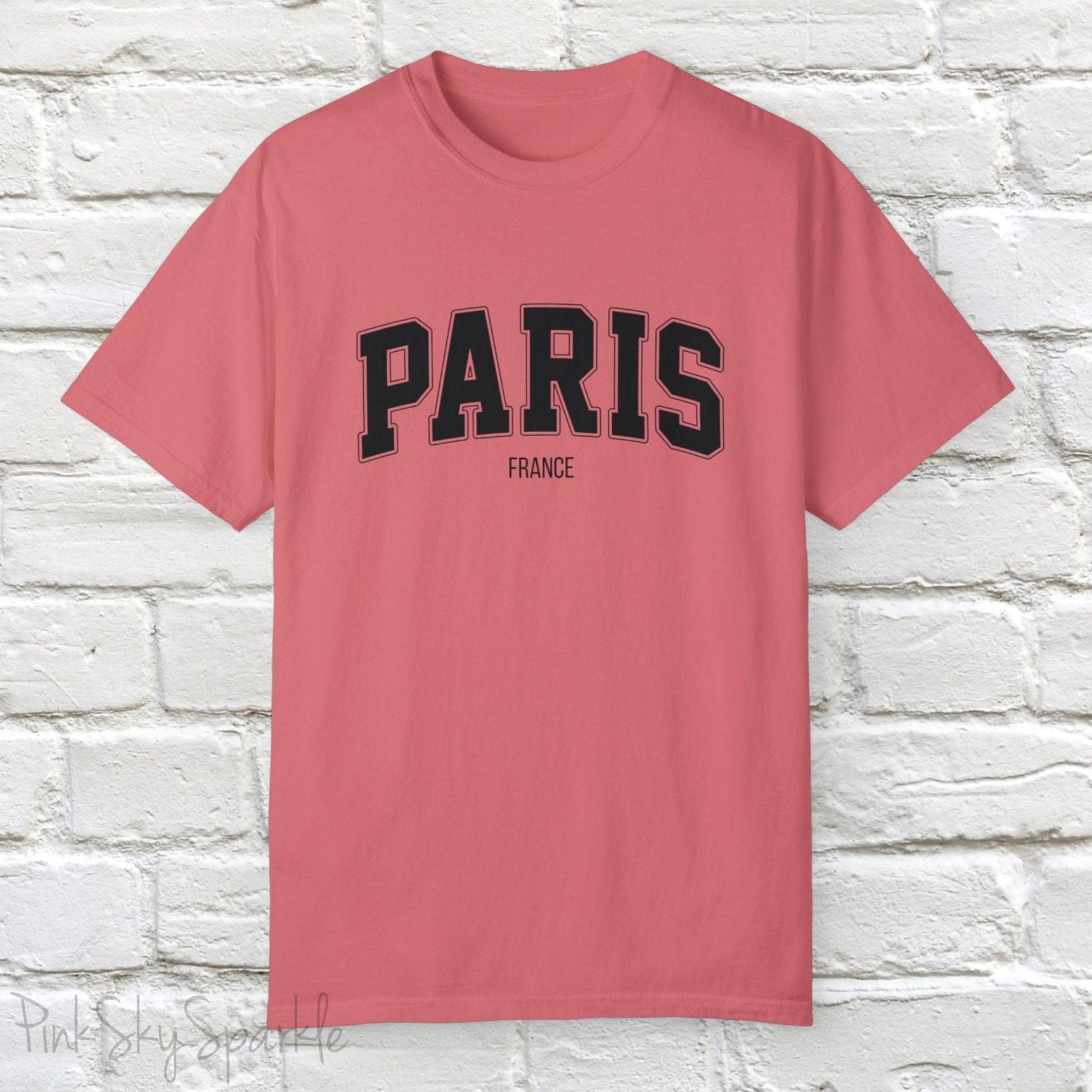 Paris, France Unisex Garment-Dyed T-shirt