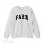 Paris, France Unisex Crewneck Sweatshirt_Ash