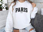 Paris, France Unisex Crewneck Sweatshirt_White