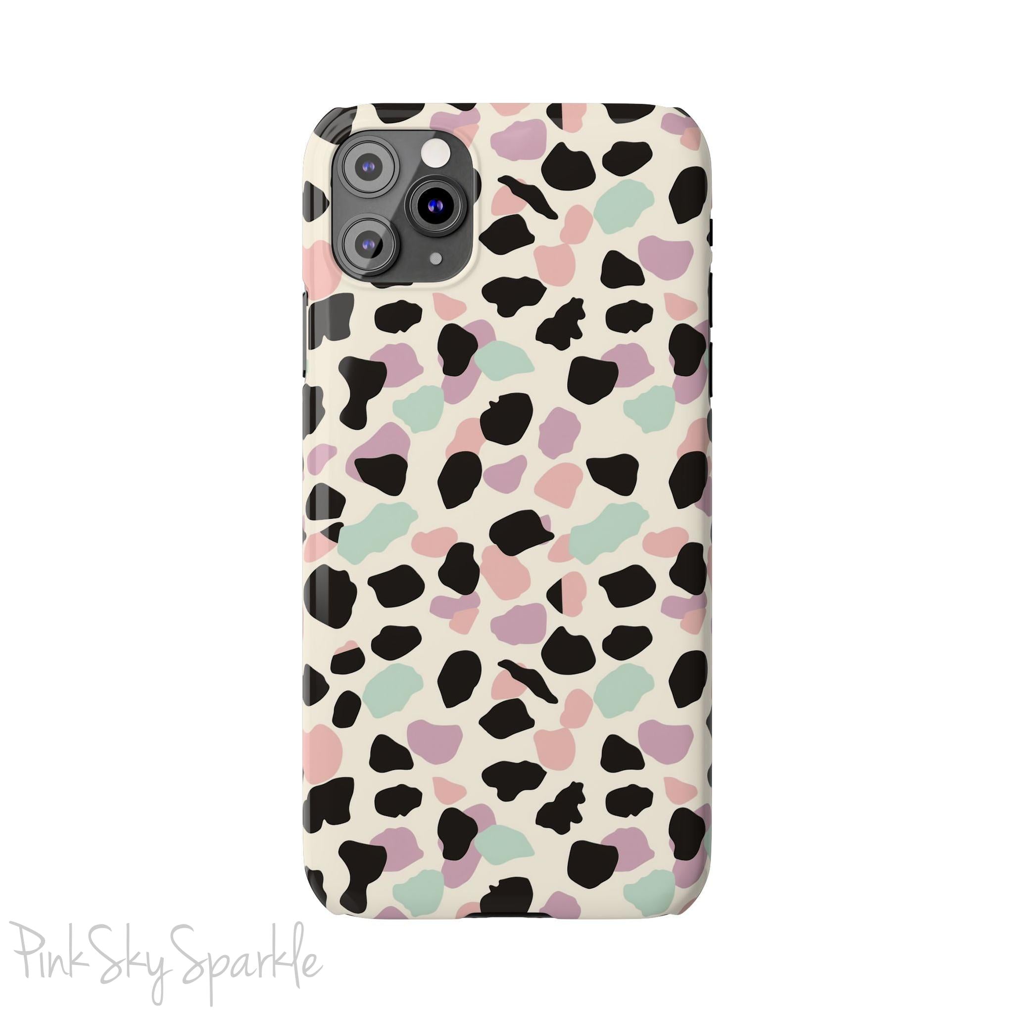 Pastel Cheetah Print Slim iPhone Case