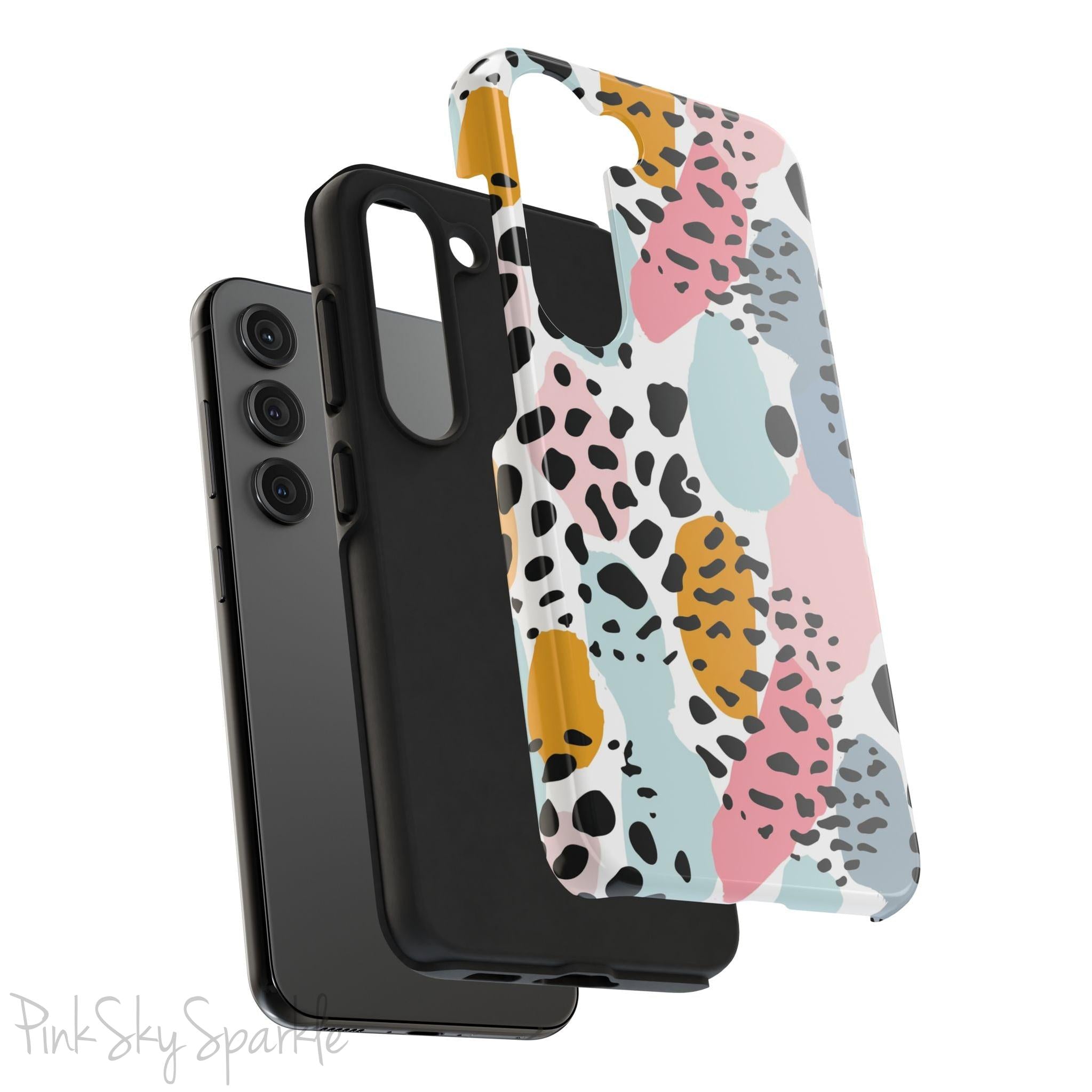 Pastel Leopard Print Samsung Galaxy Phone Case