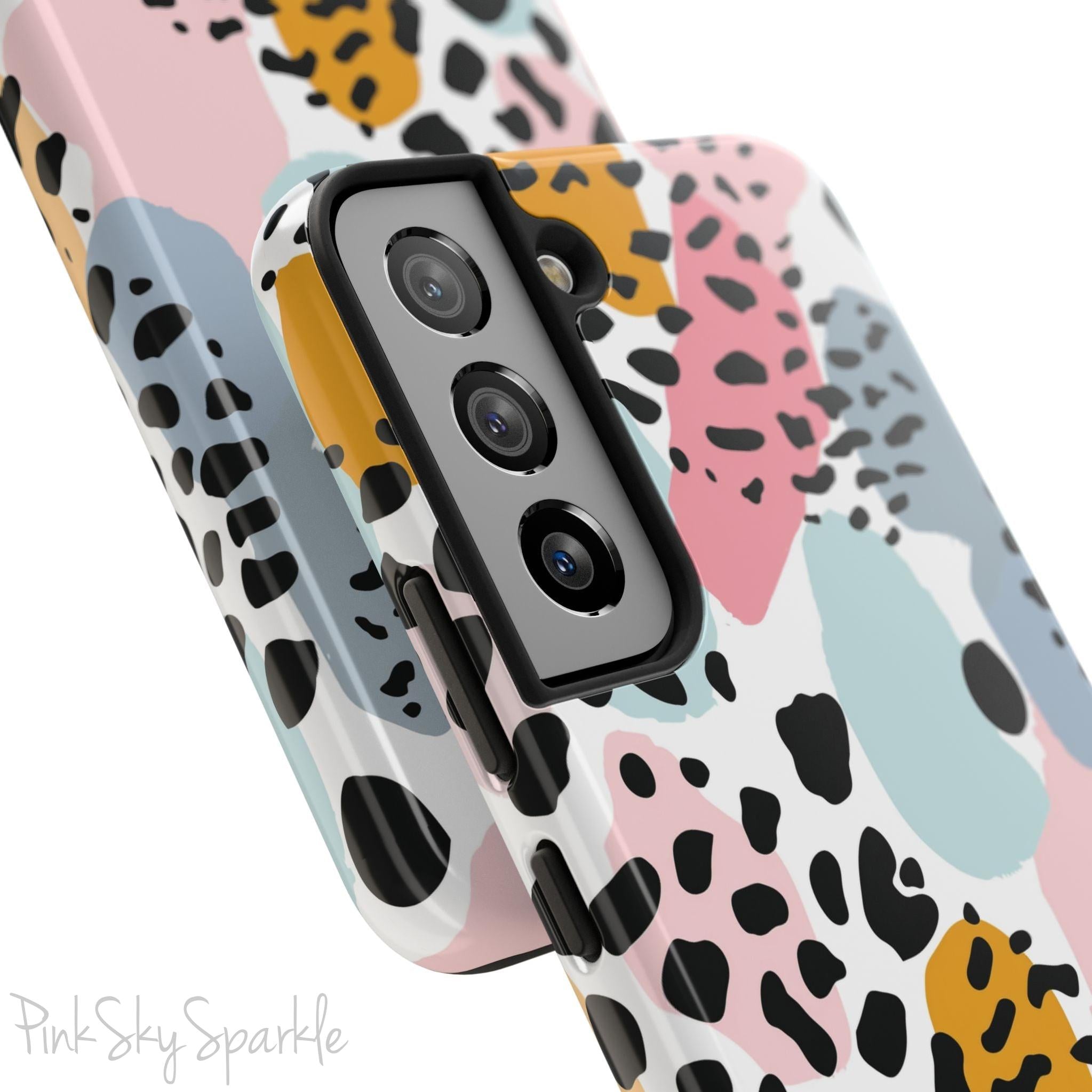 Pastel Leopard Print Samsung Galaxy Phone Case