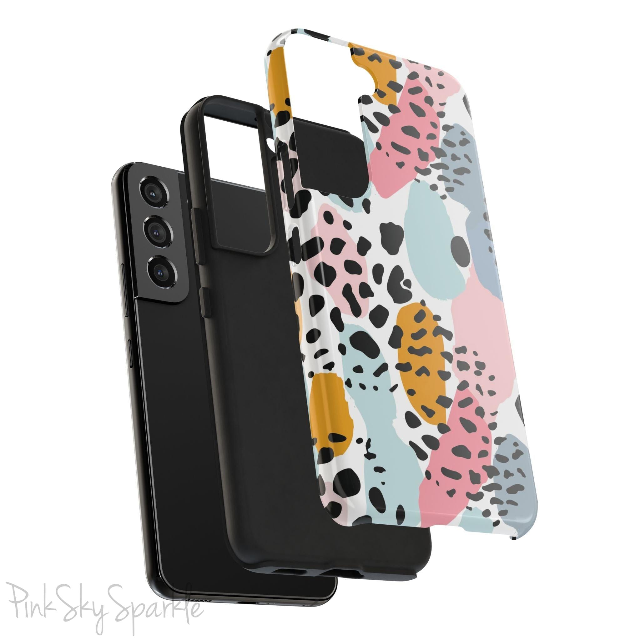 Pastel Leopard Print Samsung Galaxy Phone Case