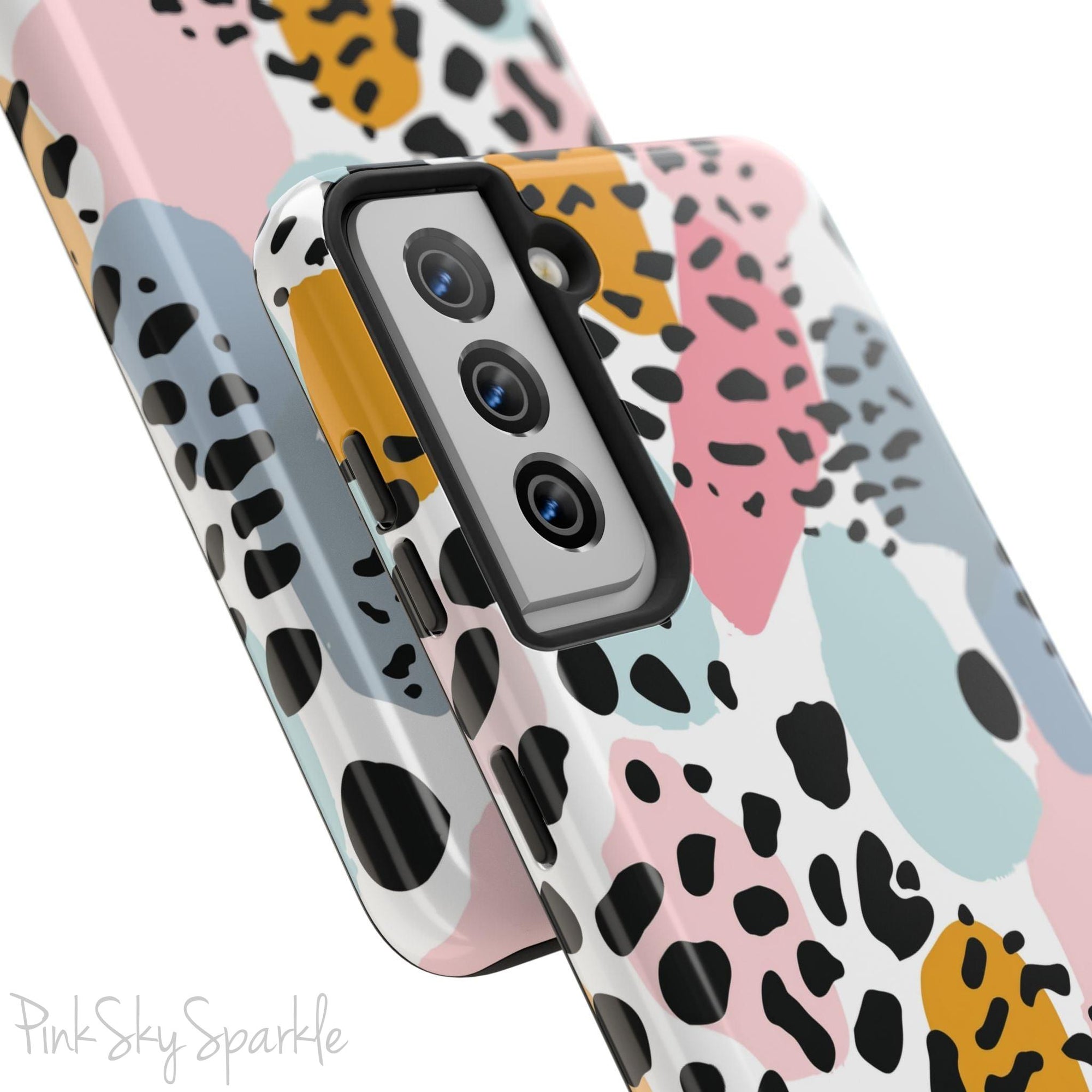 Pastel Leopard Print Samsung Galaxy Phone Case