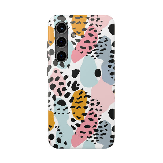 Pastel Leopard Print Samsung Galaxy Phone Case