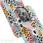 Pastel Leopard Print Slim iPhone Case