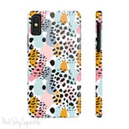 Pastel Leopard Print Slim iPhone Case