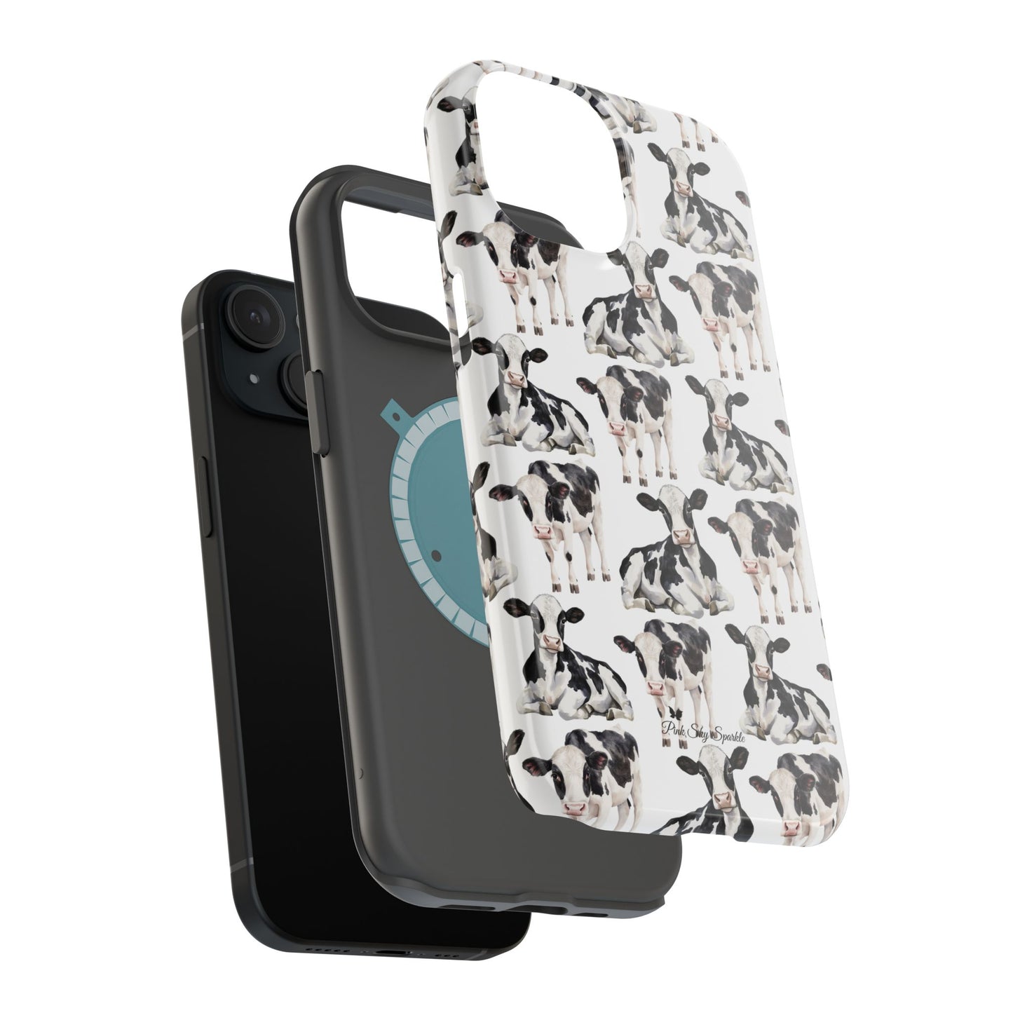 Pasture Pal Magnetic iPhone Case – Cute Cow Print Phone Case