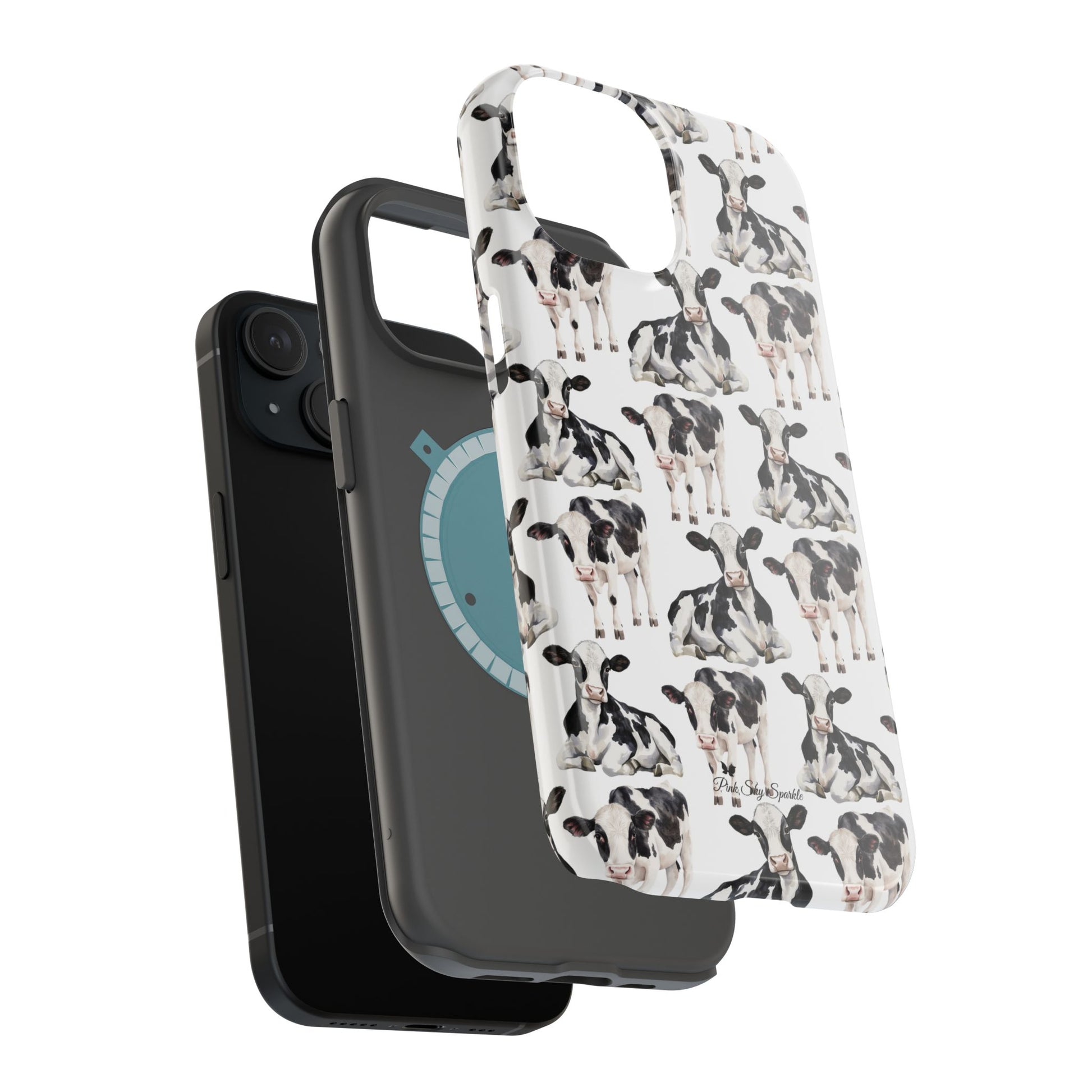 Pasture Pal Magnetic iPhone Case – Cute Cow Print Phone Case
