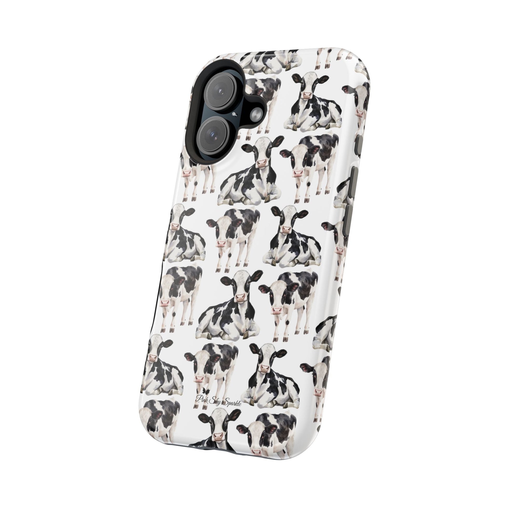 Pasture Pal Magnetic iPhone Case – Cute Cow Print Phone Case
