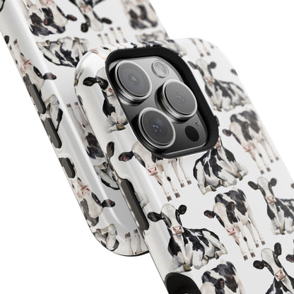 Pasture Pal Magnetic iPhone Case – Cute Cow Print Phone Case
