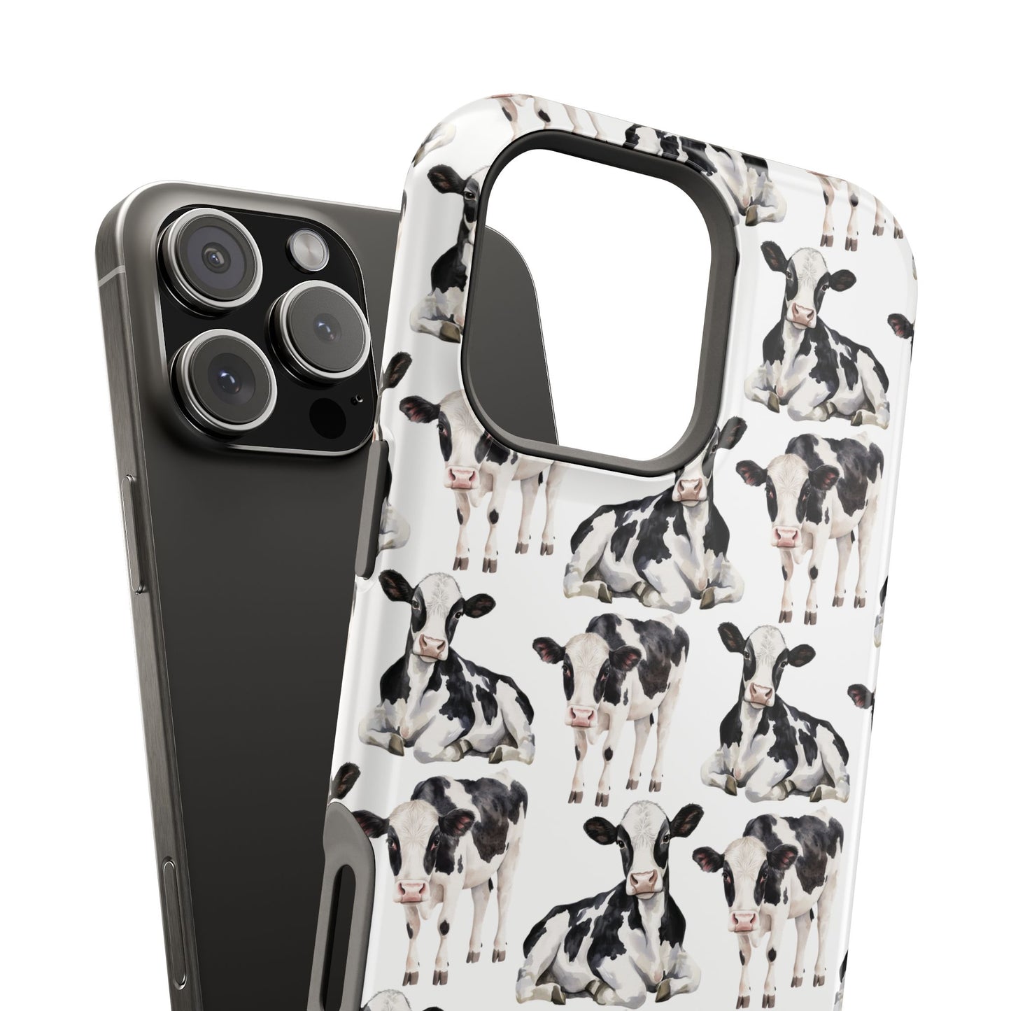 Pasture Pal Magnetic iPhone Case – Cute Cow Print Phone Case