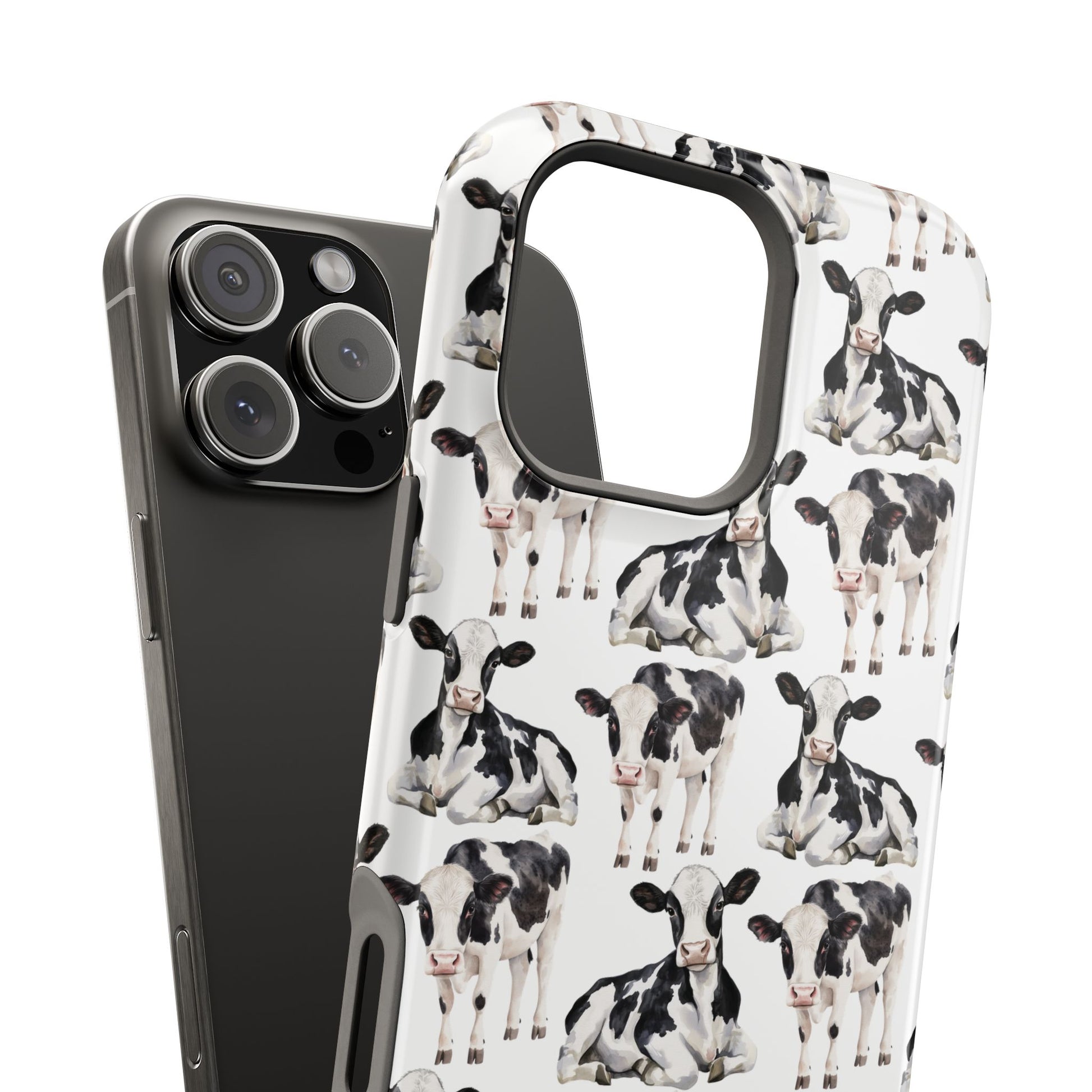 Pasture Pal Magnetic iPhone Case – Cute Cow Print Phone Case