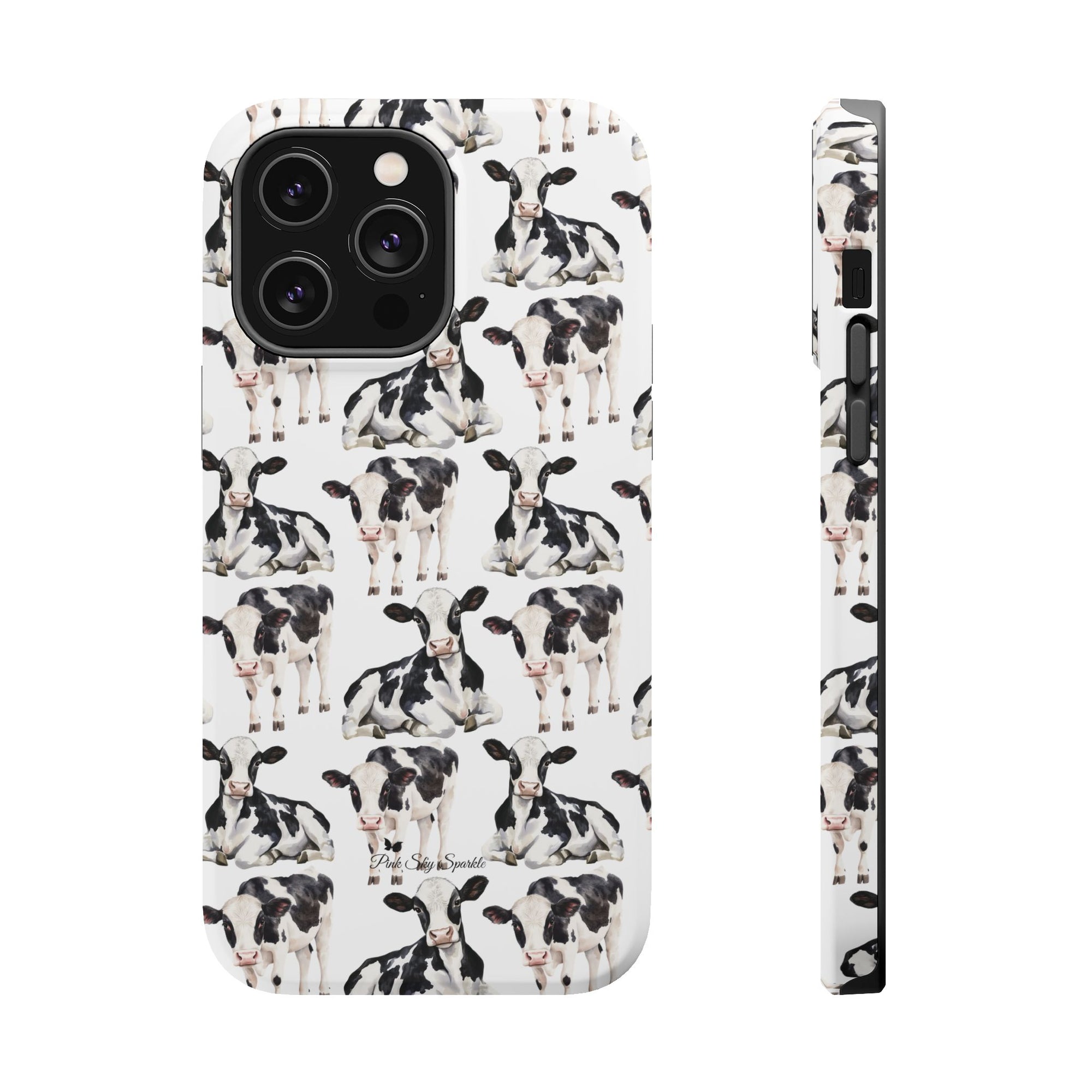Pasture Pal Magnetic iPhone Case – Cute Cow Print Phone Case