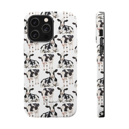 Pasture Pal Magnetic iPhone Case – Cute Cow Print Phone Case