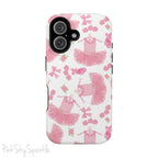 Grace and charm come together with the Petit Pirouette Magnetic iPhone Case. Featuring delicate pink tutus and elegant pink bows in, this case is perfect for dance lovers and those who adore coquette aesthetics. Stylish, durable, and compatible with iPhone models 13, 14, 15, and 16.