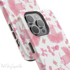 Grace and charm come together with the Petit Pirouette Magnetic iPhone Case. Featuring delicate pink tutus and elegant pink bows in, this case is perfect for dance lovers and those who adore coquette aesthetics. Stylish, durable, and compatible with iPhone models 13, 14, 15, and 16.