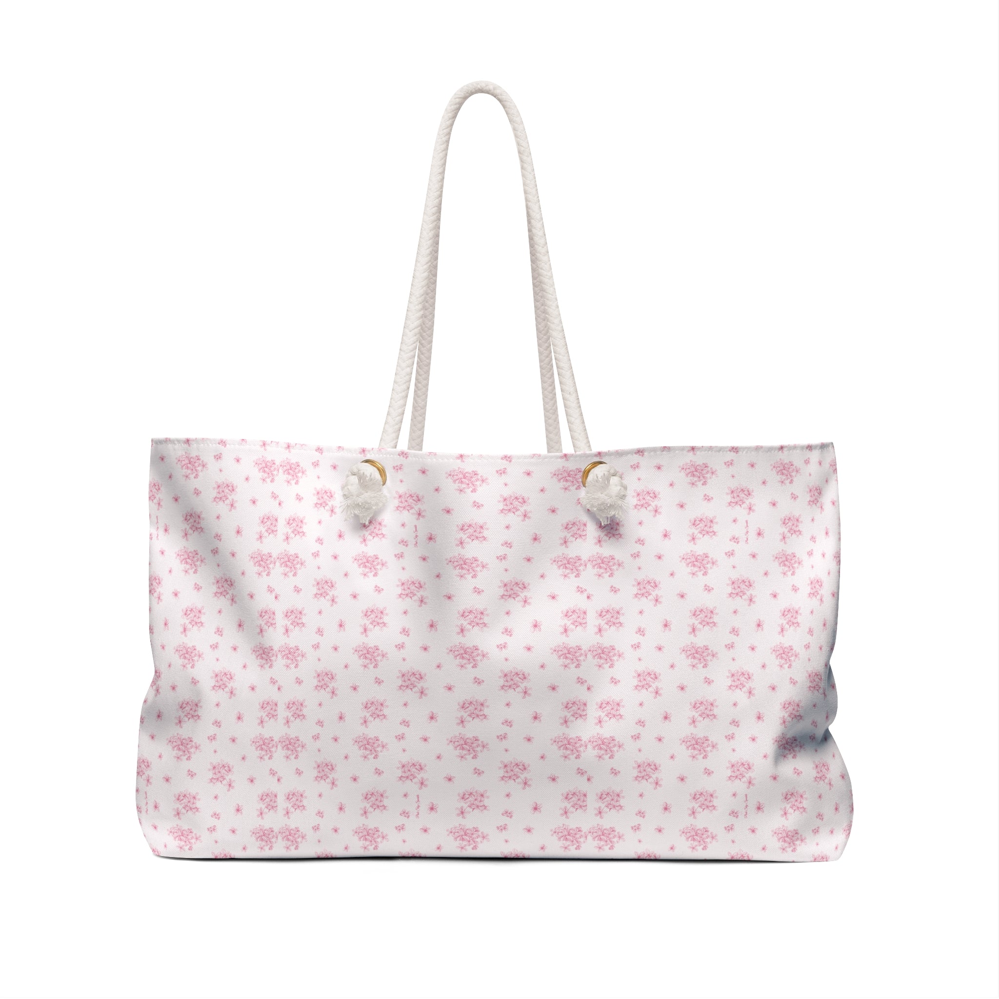 Pink Bloom Weekender Tote Bag