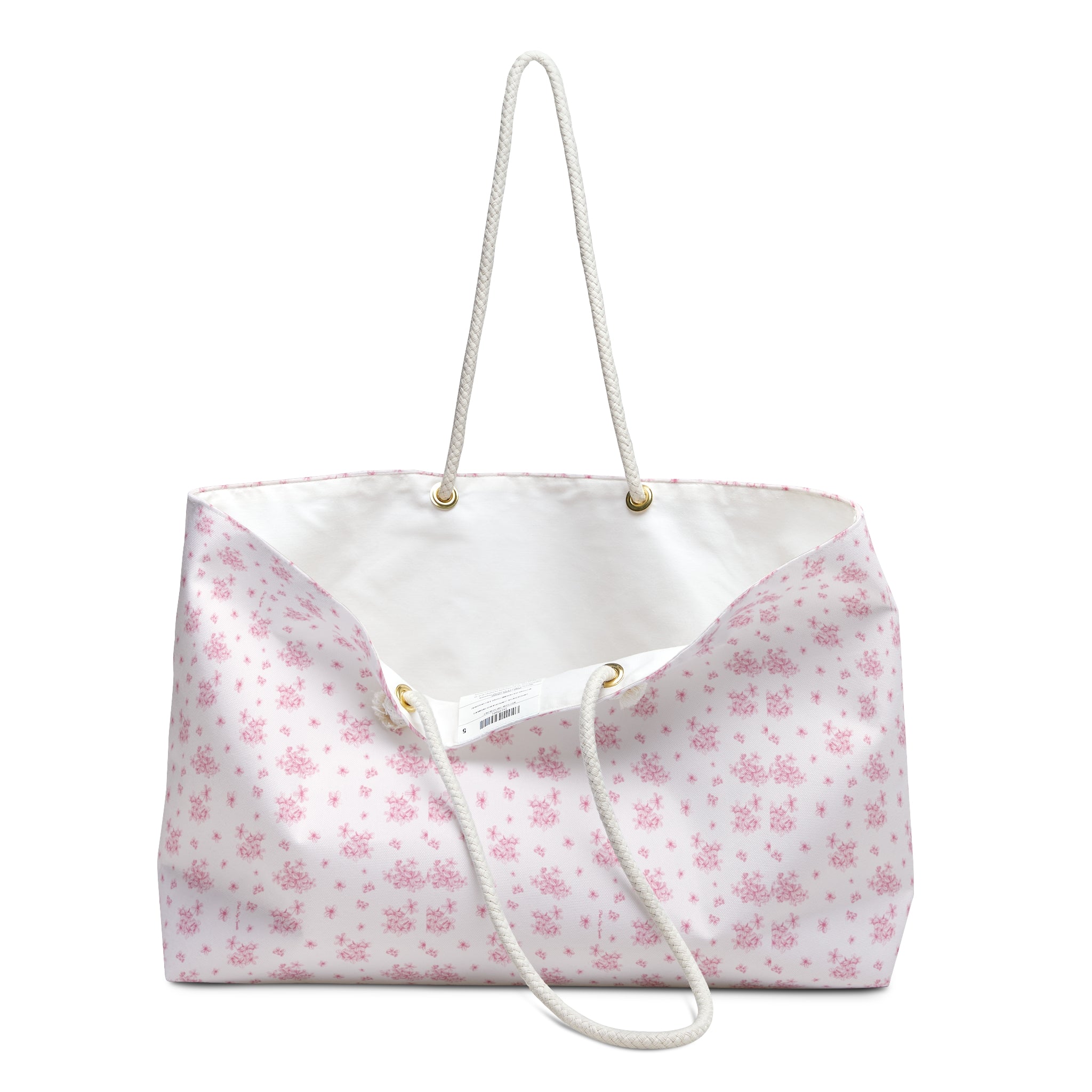 Pink Bloom Weekender Tote Bag