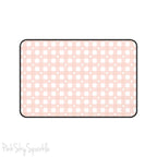 Pink Gingham and Daisy Desk Mat