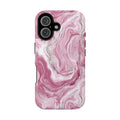 Pink Melted Marble Magnetic iPhone Case