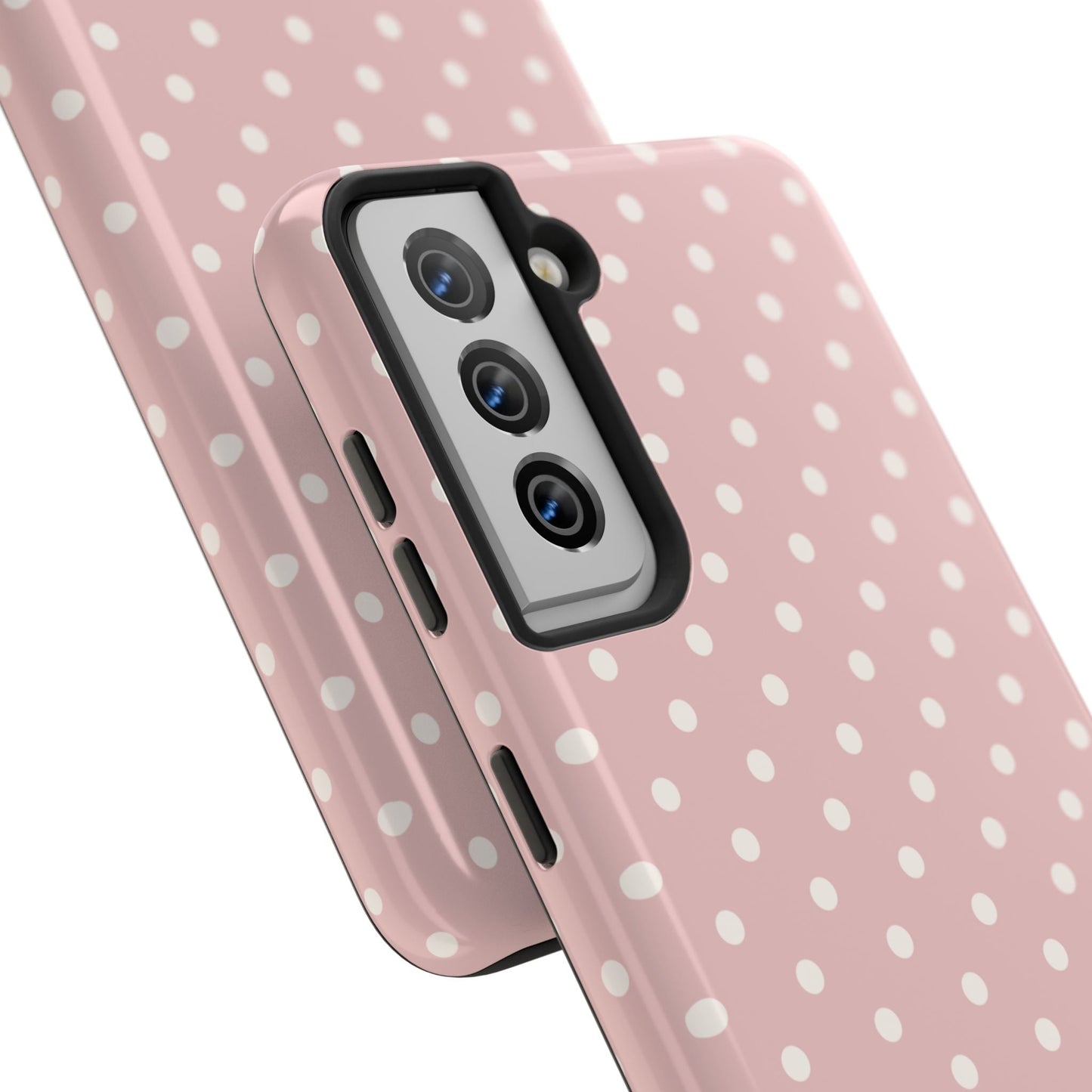 Pink Polka Dots Samsung Galaxy Phone Case