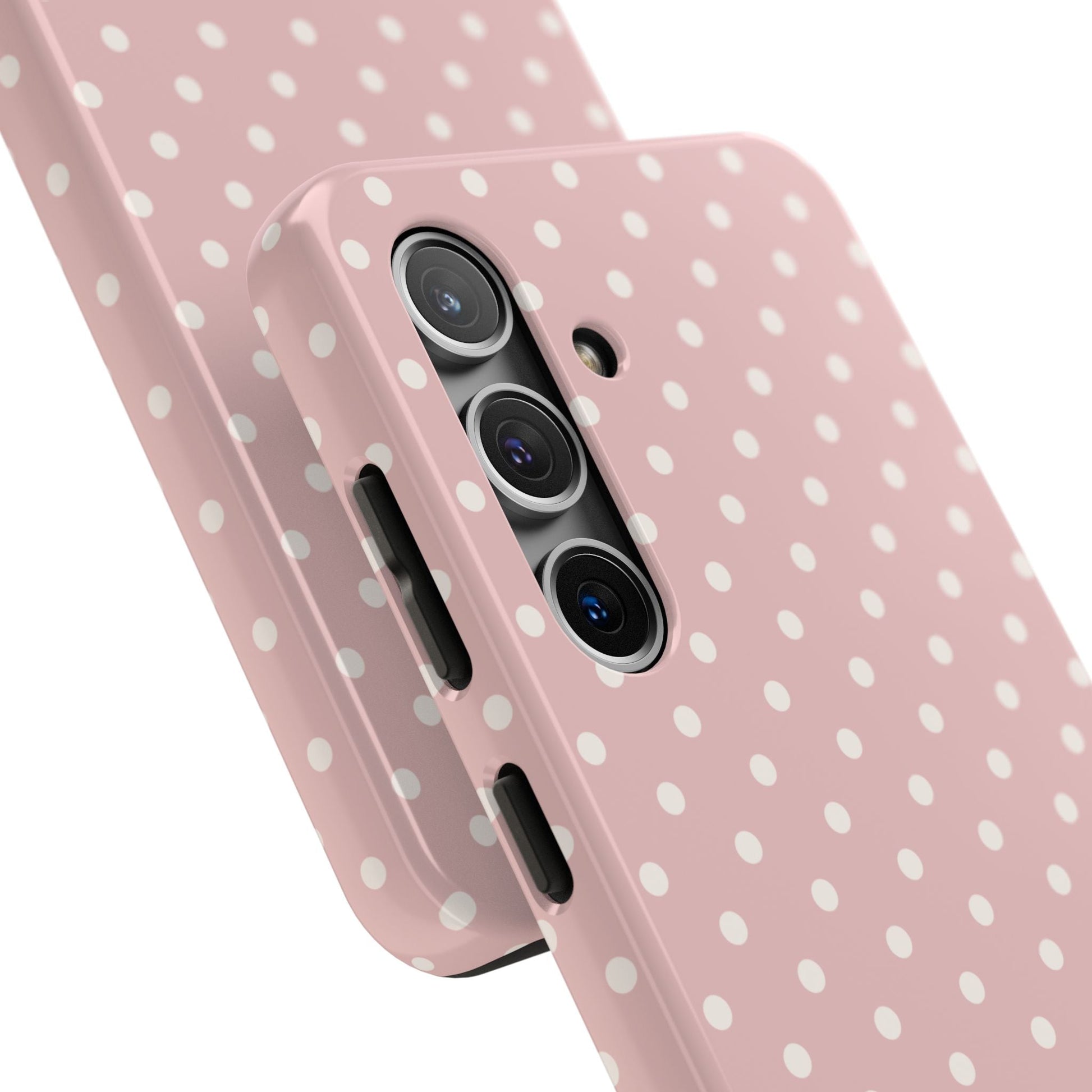 Pink Polka Dots Samsung Galaxy Phone Case