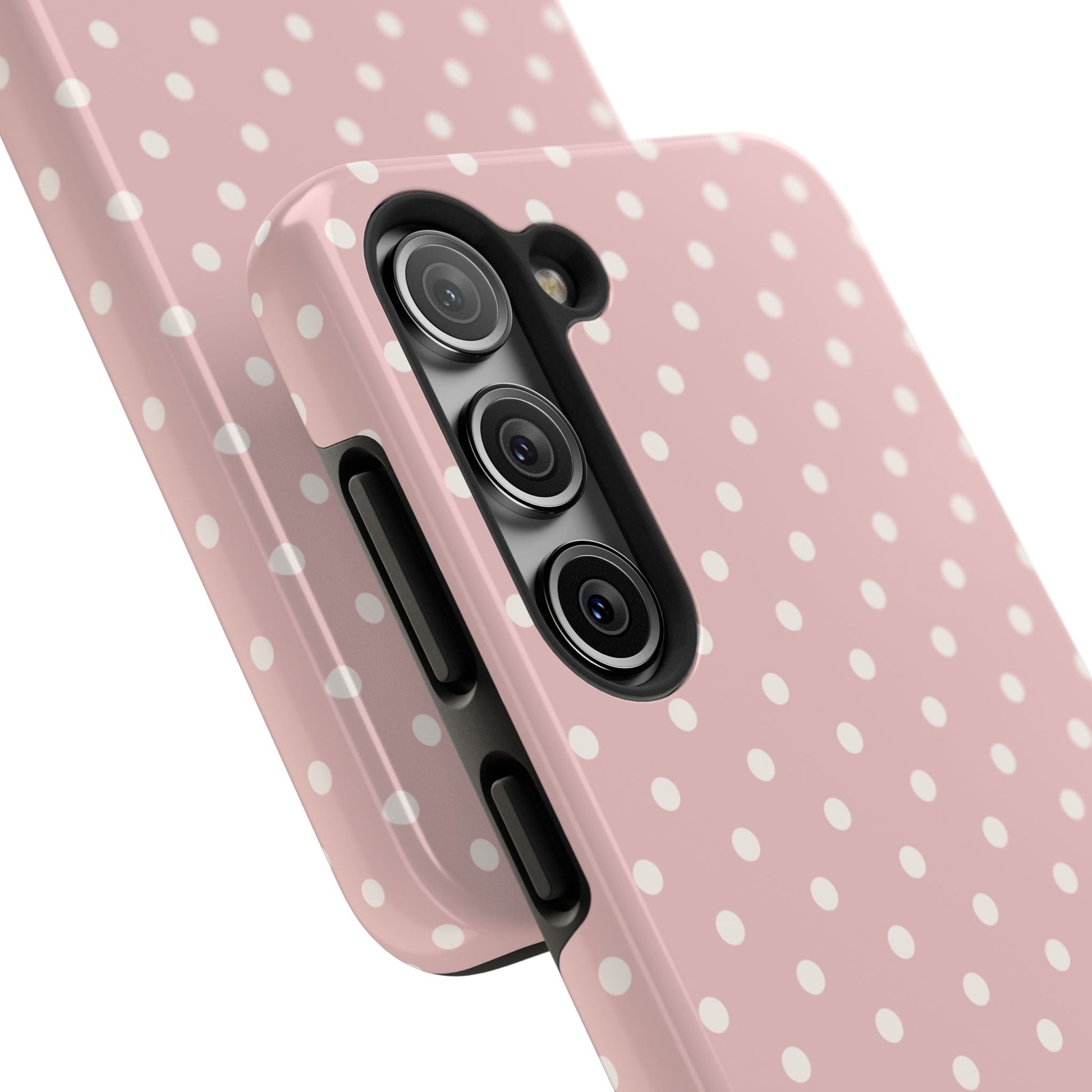 Pink Polka Dots Samsung Galaxy Phone Case