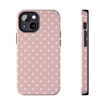 Pink Polka Dots iPhone Case