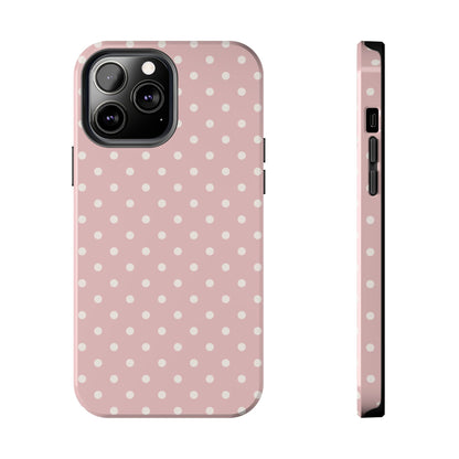 Pink Polka Dots iPhone Case