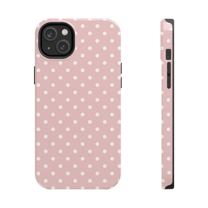 Pink Polka Dots iPhone Case