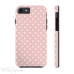 Pink Polka Dots iPhone Case