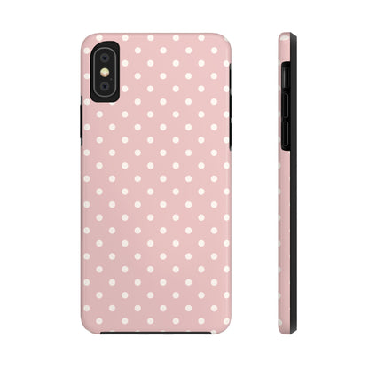 Pink Polka Dots iPhone Case