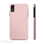 Pink Polka Dots iPhone Case