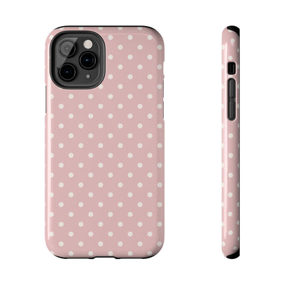 Pink Polka Dots iPhone Case