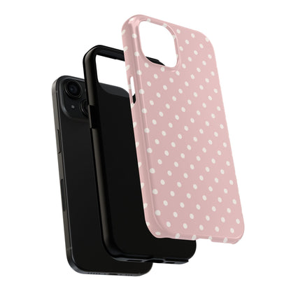 Pink Polka Dots iPhone Case