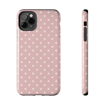 Pink Polka Dots iPhone Case