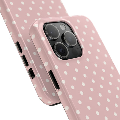 Pink Polka Dots iPhone Case