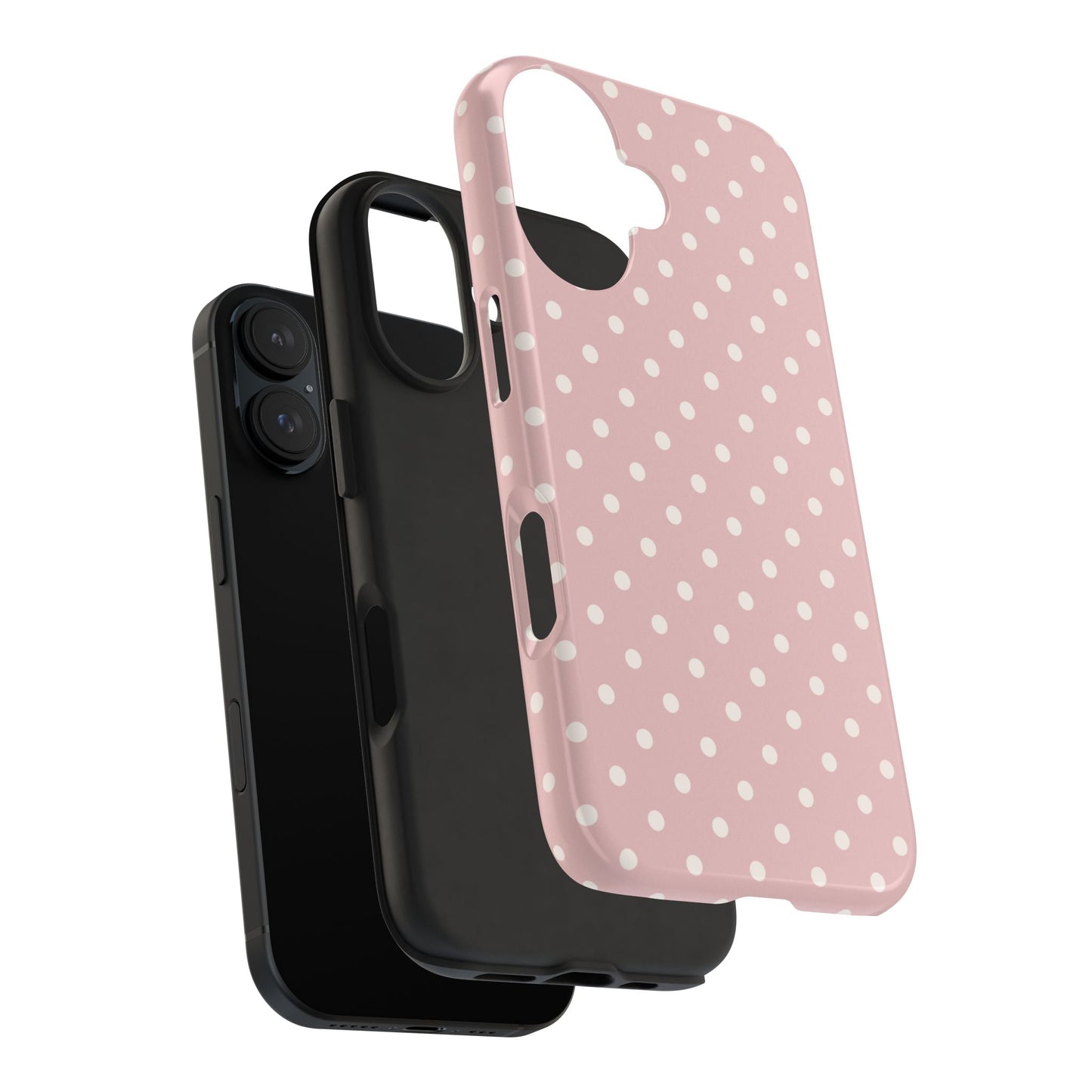 Pink Polka Dots iPhone Case