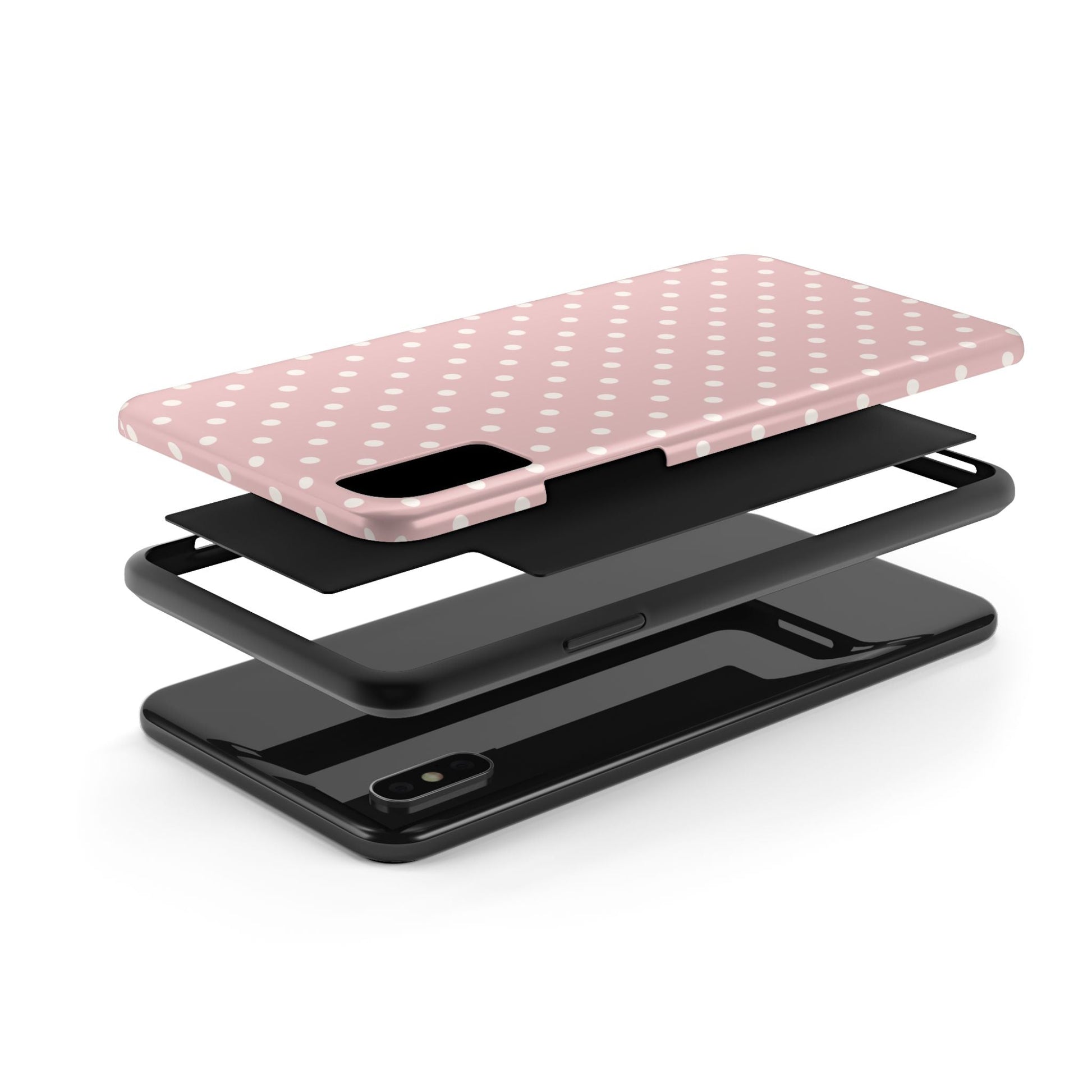 Pink Polka Dots iPhone Case