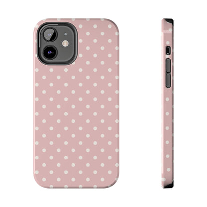 Pink Polka Dots iPhone Case