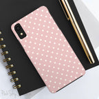 Pink Polka Dots iPhone Case