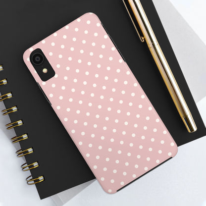 Pink Polka Dots iPhone Case