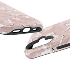 Pink Seagull Print Magnetic iPhone Case
