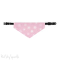 Pink Snowflake Pet Bandana with Adjustable Collar – Winter & Holiday Pet Accessory
