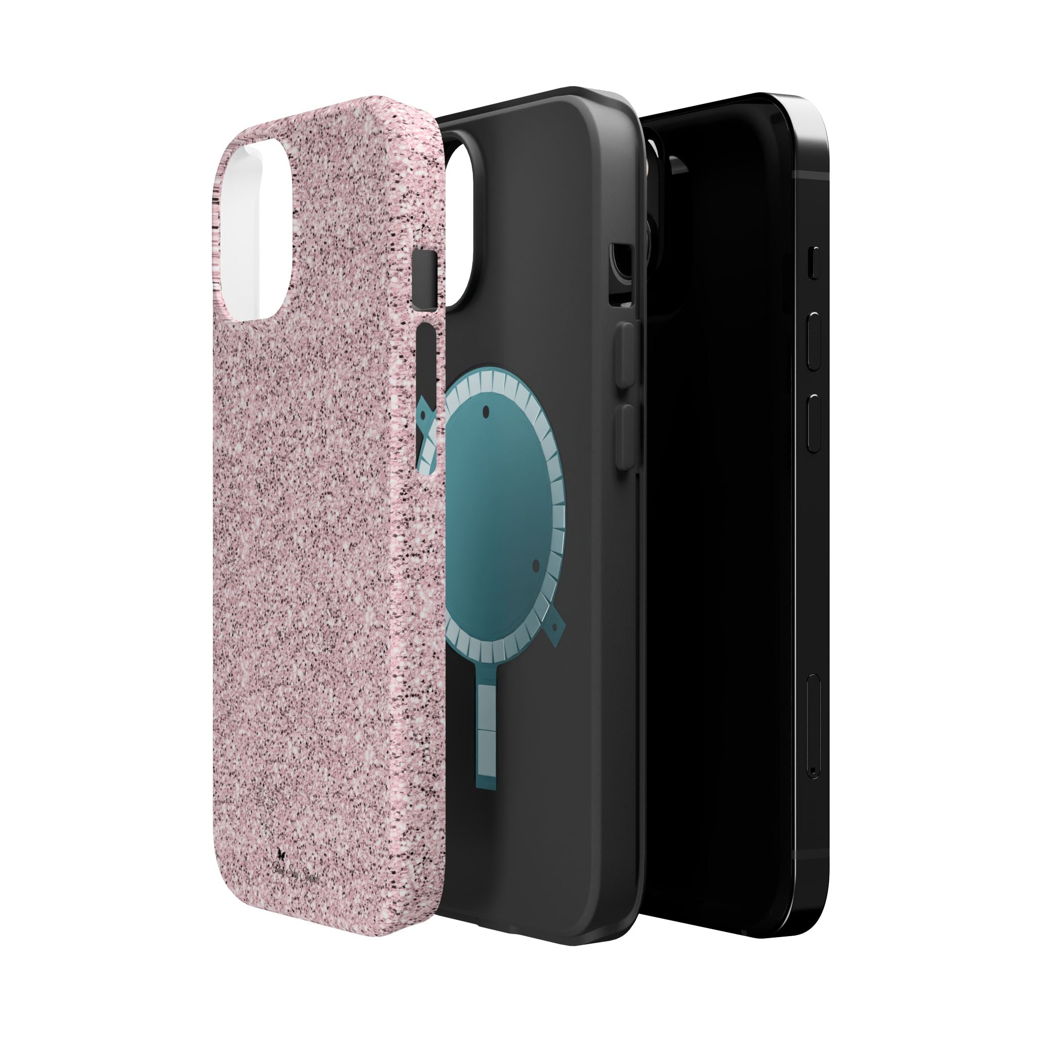 Pink Sugar Sparkle Magnetic iPhone Case