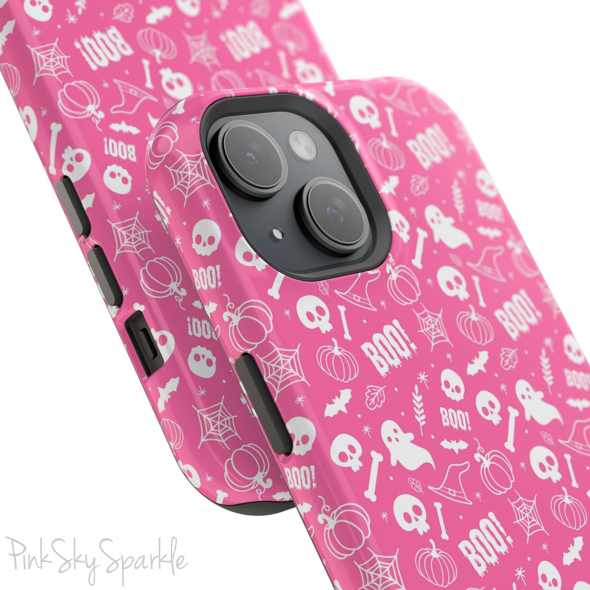 Pink BOO! Magnetic iPhone Case